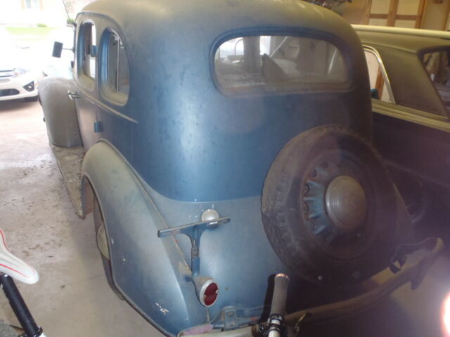1936 Blue Chevrolet Master Deluxe Sedan