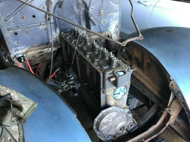 1936 Blue Chevrolet Master Deluxe Sedan