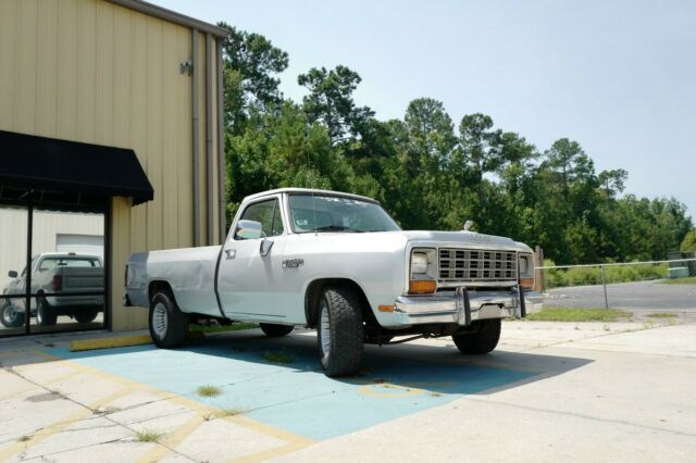 1987 Silver Dodge Ram 3500
