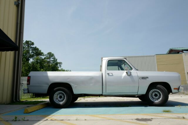1987 Silver Dodge Ram 3500