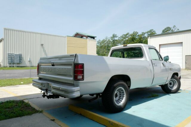 1987 Silver Dodge Ram 3500