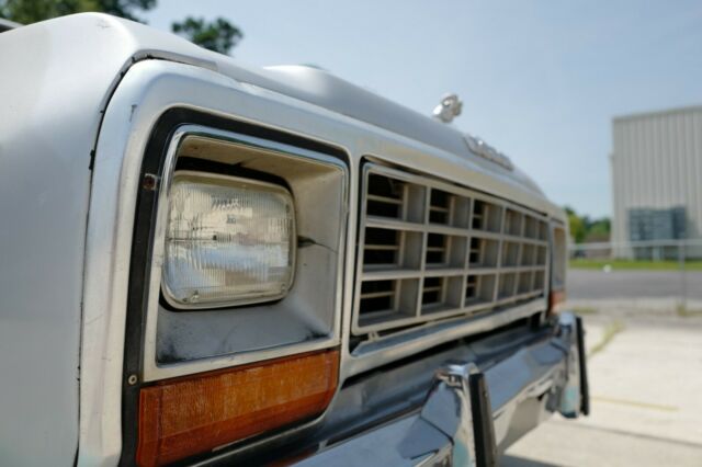 1987 Silver Dodge Ram 3500
