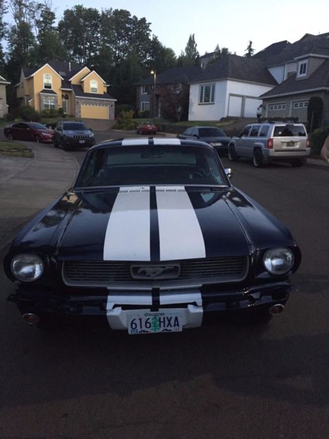 1966 Blue Ford Mustang Coupe