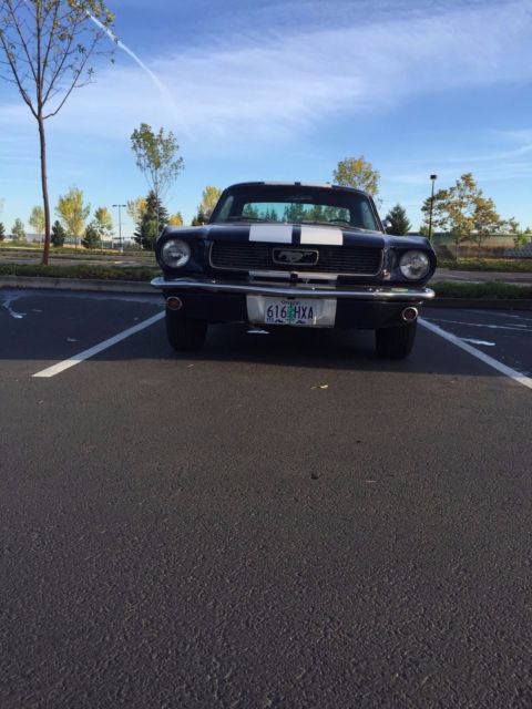 1966 Blue Ford Mustang Coupe