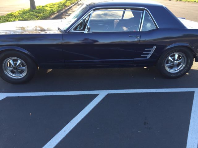 1966 Blue Ford Mustang Coupe