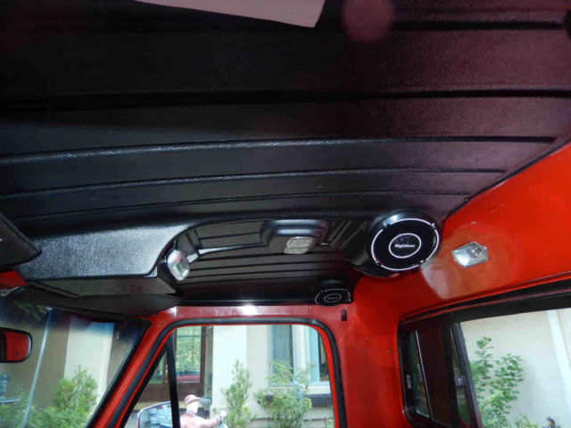 1970 Red with silver trim Ford F-100 Standard Cab Pickup