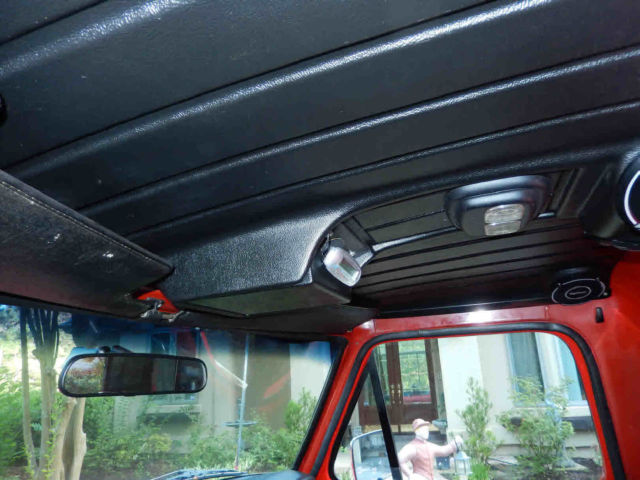 1970 Red with silver trim Ford F-100 Standard Cab Pickup