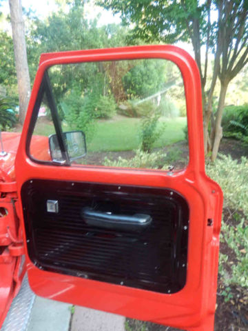 1970 Red with silver trim Ford F-100 Standard Cab Pickup