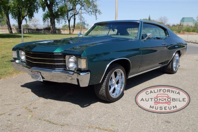 1972 Green Chevrolet Chevelle Coupe