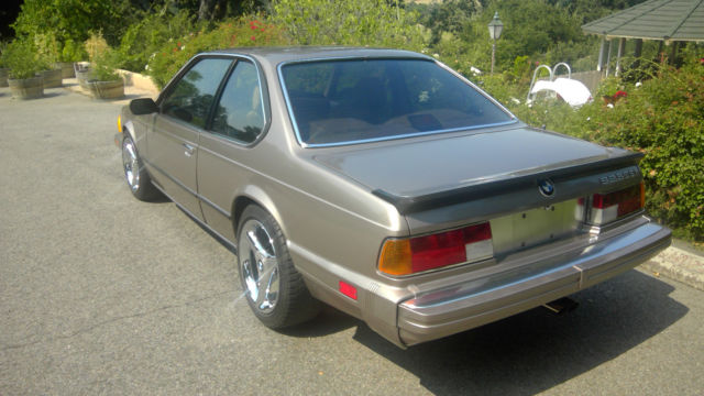 1987 platinum beige BMW 6-Series Coupe