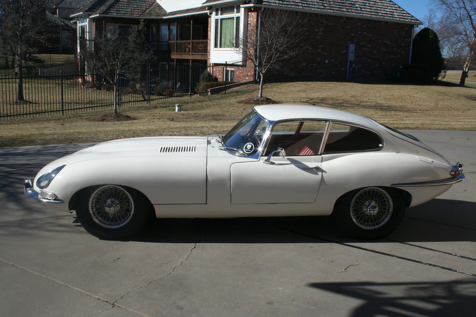 1968 White Jaguar E-Type Coupe