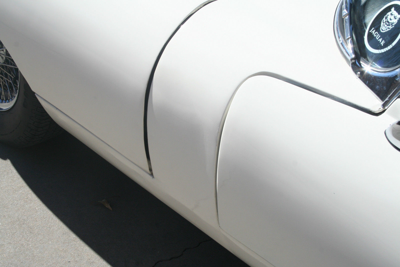 1968 White Jaguar E-Type Coupe