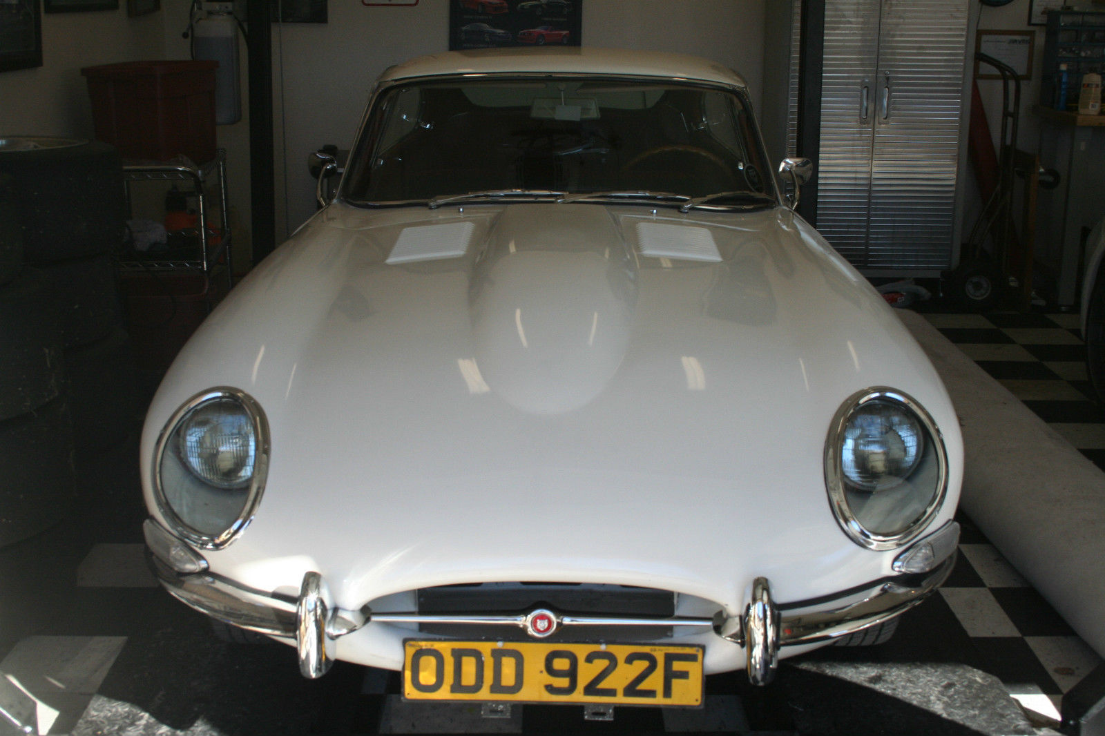 1968 White Jaguar E-Type Coupe