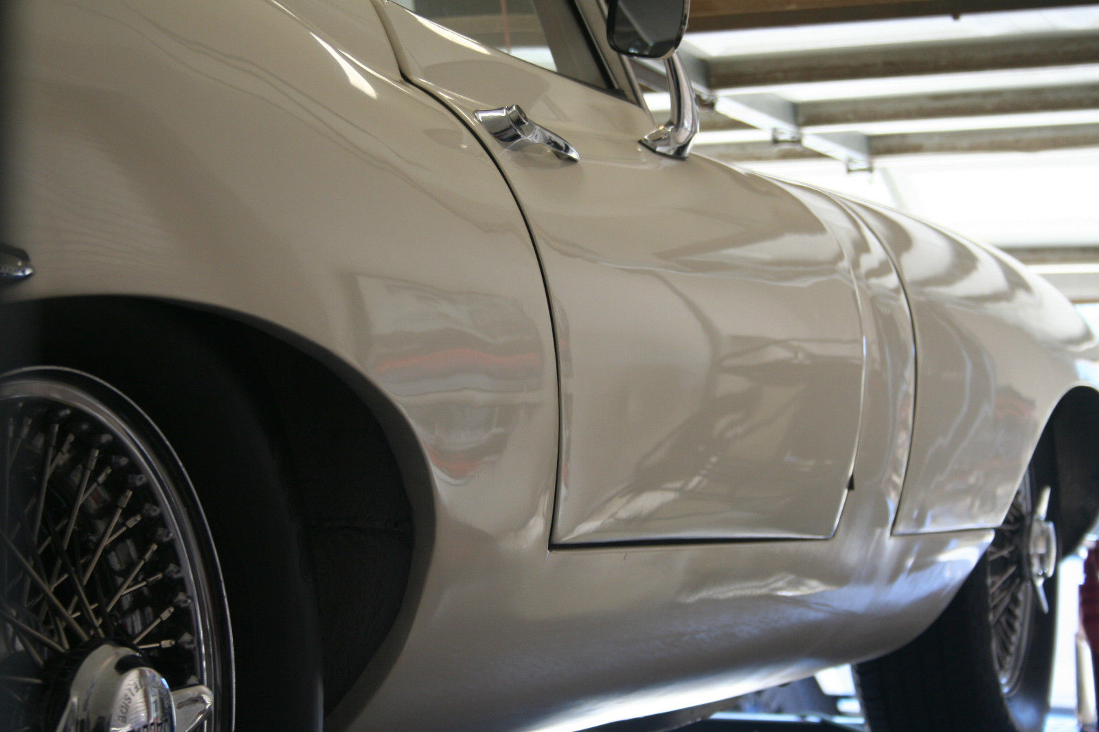 1968 White Jaguar E-Type Coupe
