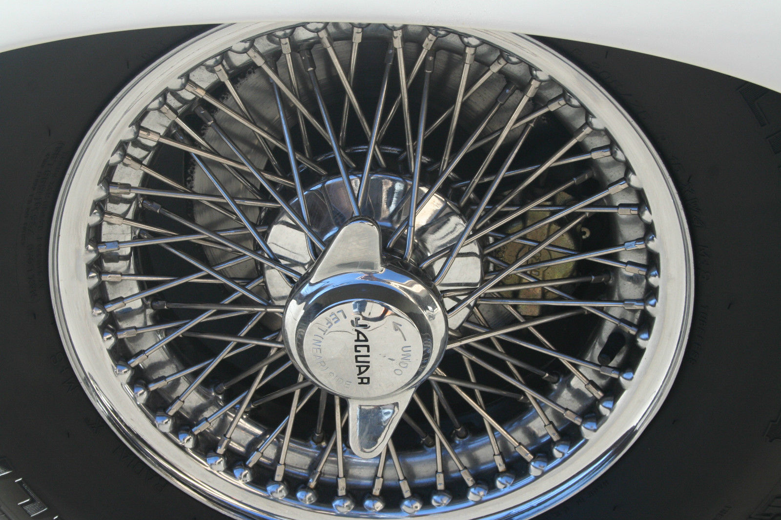 1968 White Jaguar E-Type Coupe