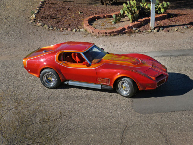 1968 Orange, Red, Yellow Chevrolet Corvette Coupe