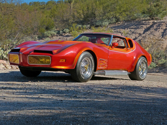 1968 Orange, Red, Yellow Chevrolet Corvette Coupe