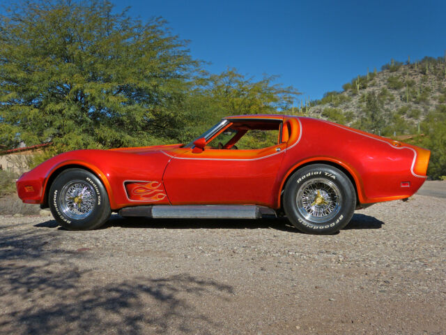 1968 Orange, Red, Yellow Chevrolet Corvette Coupe