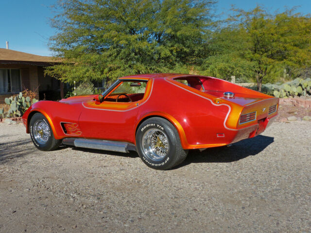 1968 Orange, Red, Yellow Chevrolet Corvette Coupe