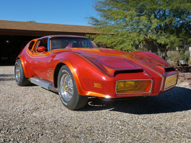 1968 Orange, Red, Yellow Chevrolet Corvette Coupe