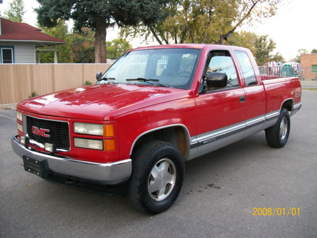 1994 Red GMC Sierra 1500 Extended Cab Pickup