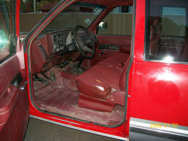 1994 Red GMC Sierra 1500 Extended Cab Pickup
