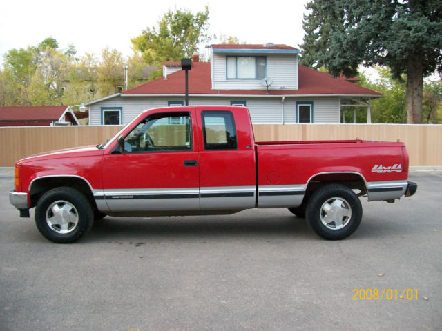 1994 Red GMC Sierra 1500 Extended Cab Pickup
