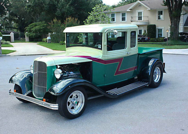 1933 Green & Yellow Ford Other Pickups Standard Cab Pickup
