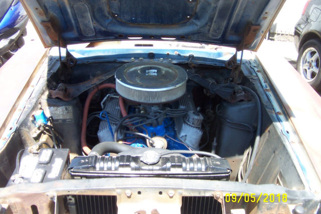 1969 Blue Ford Mustang Fastback