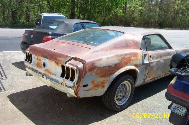 1969 Blue Ford Mustang Fastback