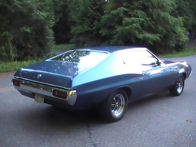 1972 B;lue Ford Torino Fastback