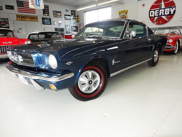 1965 Blue Ford Mustang Coupe