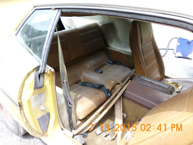 1972 Gold Ford Mustang Fastback