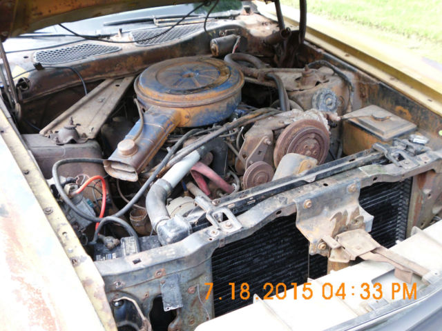 1972 Gold Ford Mustang Fastback