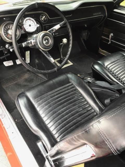 1967 Red with White Stripe Ford Mustang Coupe