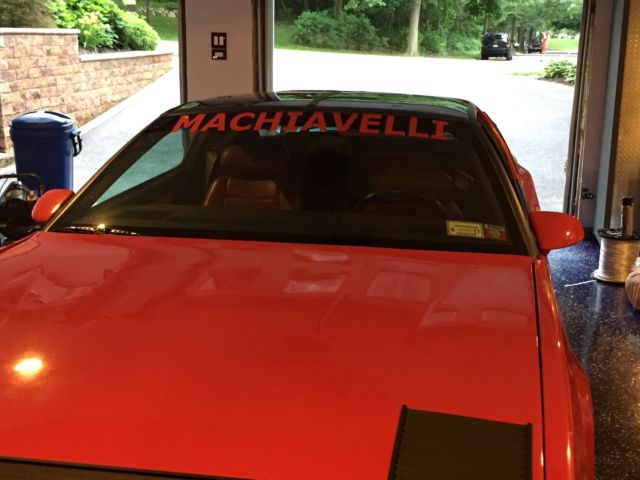 1986 Red Pontiac Trans Am 2D