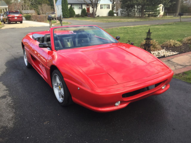 1986 Red Pontiac Fiero Convertible