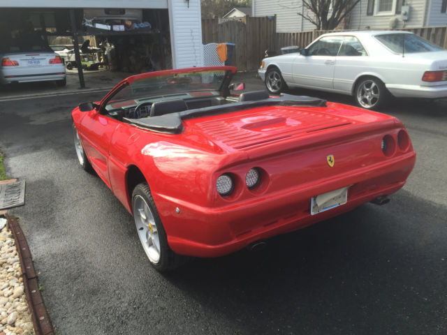 1986 Red Pontiac Fiero Convertible