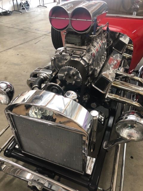 1923 Red Ford Model T Convertible