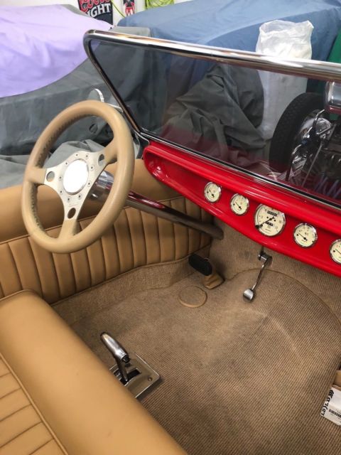 1923 Red Ford Model T Convertible