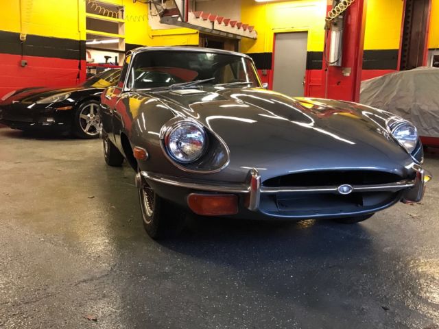 1969 Gray Jaguar E-Type Coupe
