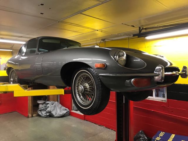 1969 Gray Jaguar E-Type Coupe