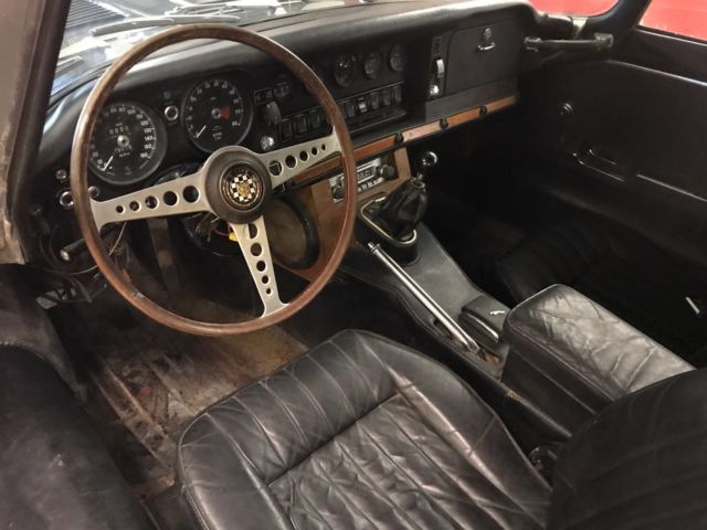 1969 Gray Jaguar E-Type Coupe