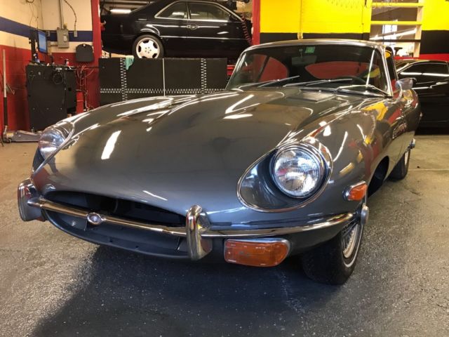 1969 Gray Jaguar E-Type Coupe