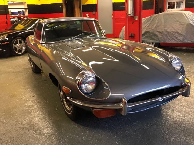 1969 Gray Jaguar E-Type Coupe