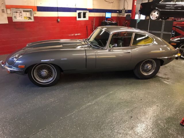 1969 Gray Jaguar E-Type Coupe
