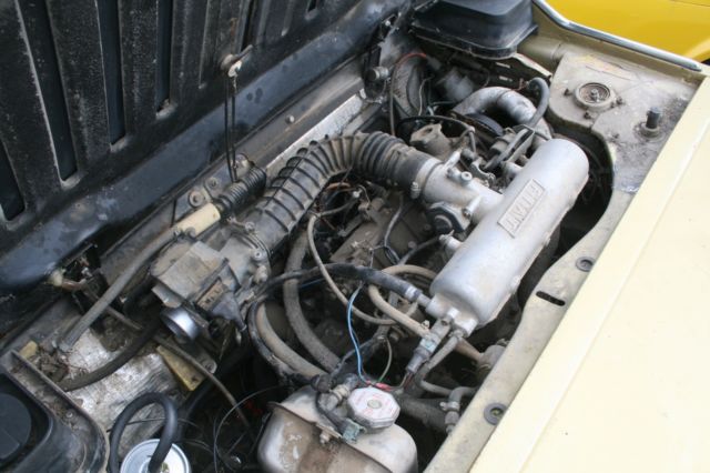 1980 Gold Fiat X-1/9 Coupe