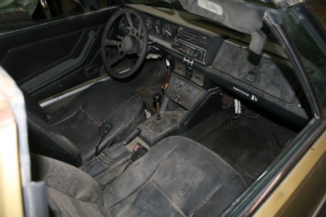 1980 Gold Fiat X-1/9 Coupe