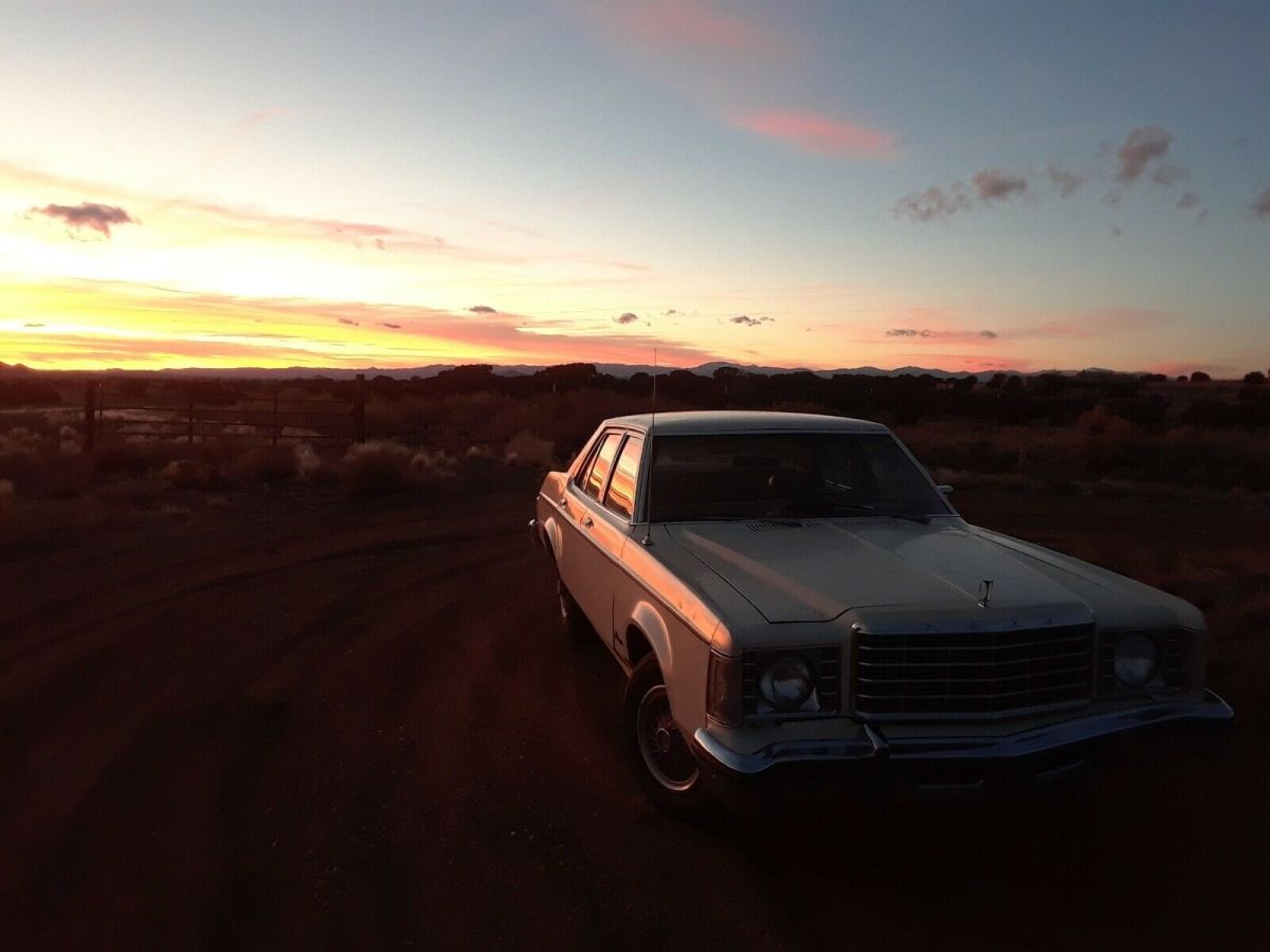 1976 White Ford Granada Sedan