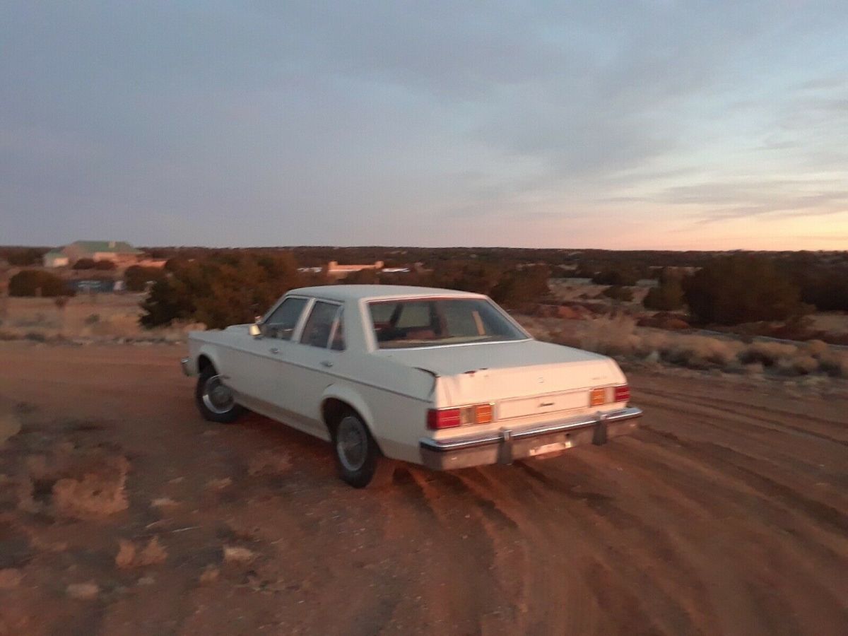 1976 White Ford Granada Sedan